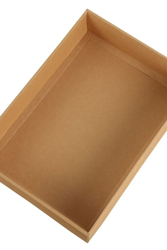 Large Thick Kraft Paper Box With Window Lid - TEM IMPORTS™