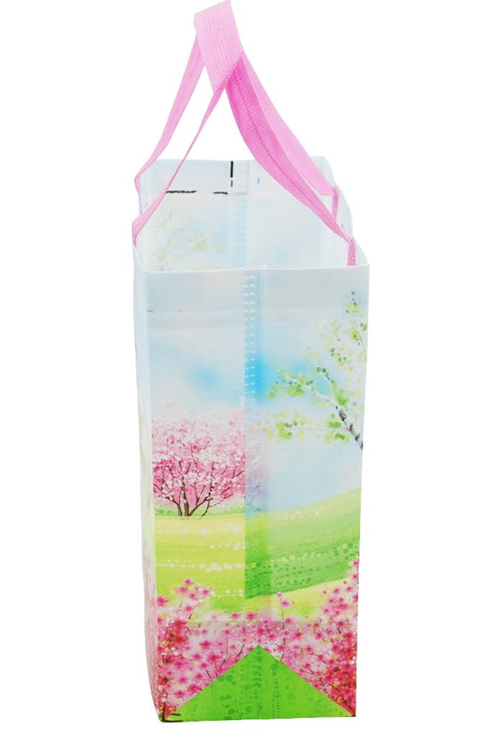 Medium Pink Bear Coated Non Woven Bags - Pk10 - TEM IMPORTS™