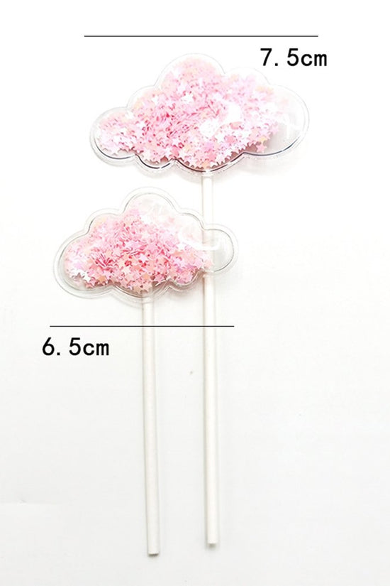 Pink Pillow Cloud Cake Topper Set - TEM IMPORTS™