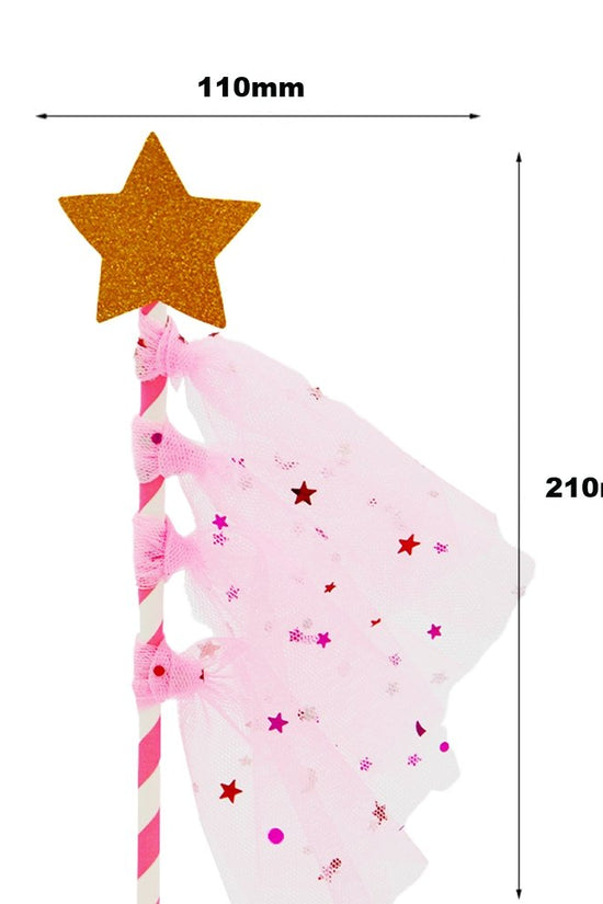 Pink Wishing Star Cake Topper - TEM IMPORTS™