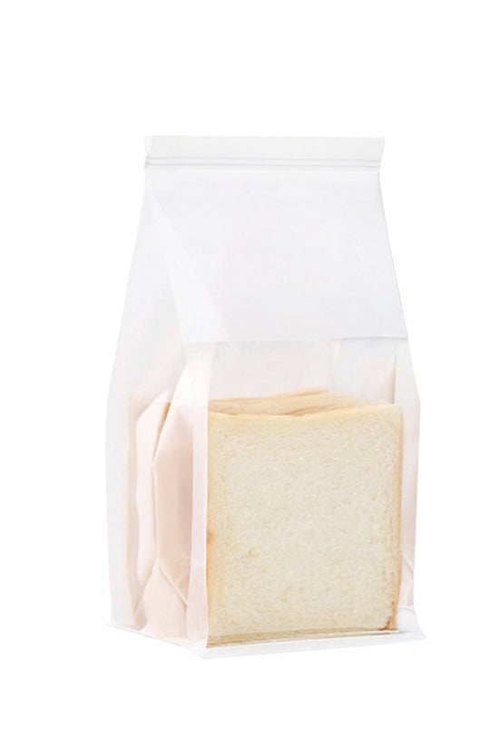 Small Paper Bread Bag Window - White - TEM IMPORTS™