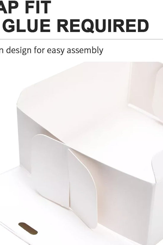 Small Sleek Paper Box With Ribbon - White - TEM IMPORTS™